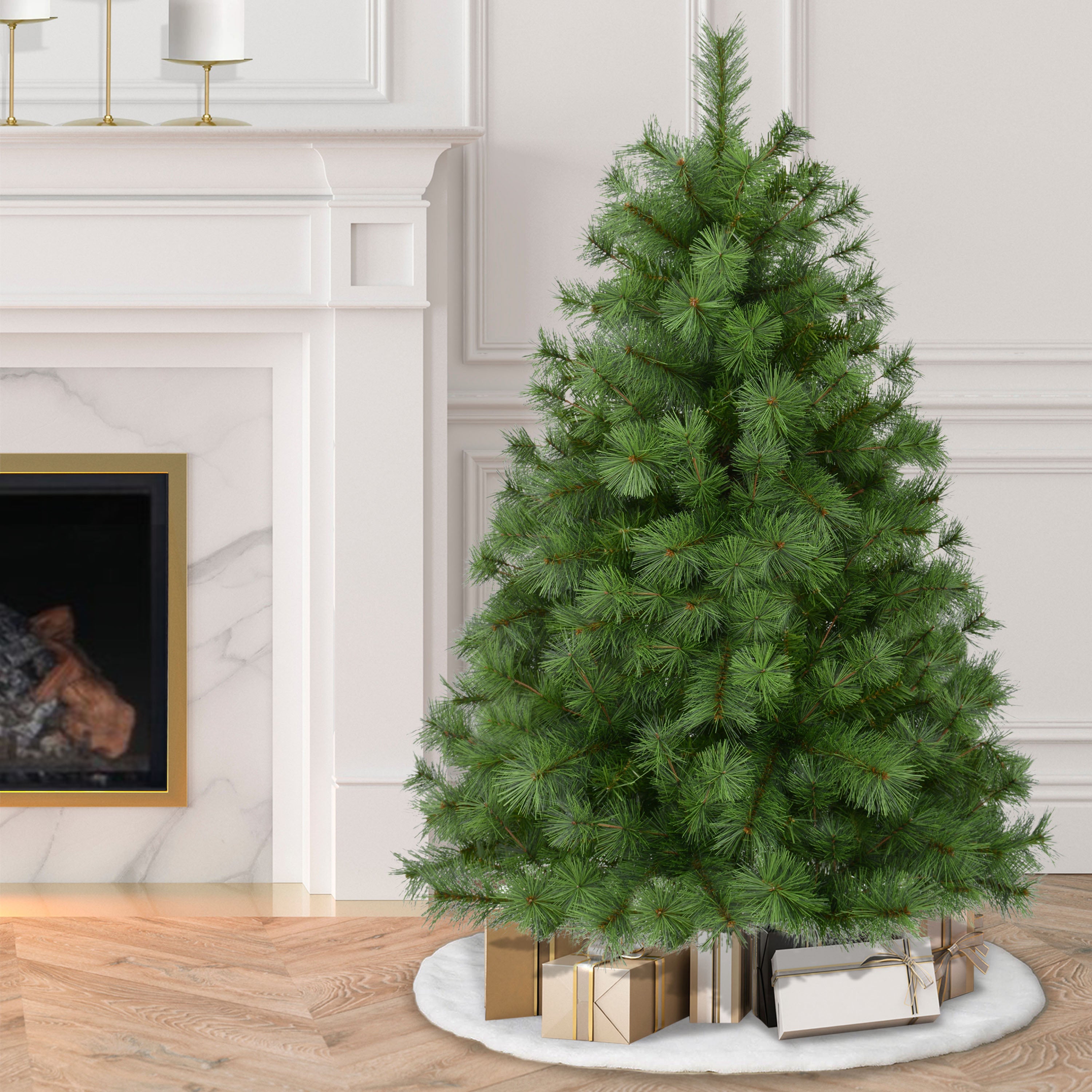 4.5' Unlit Colorado Pine Christmas Tree